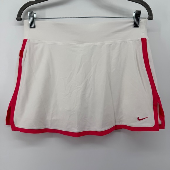 Nike Pants - Nike Skort Women's size Small White Pink trim Dri-FIT Tennis Golf Athletic Skirt